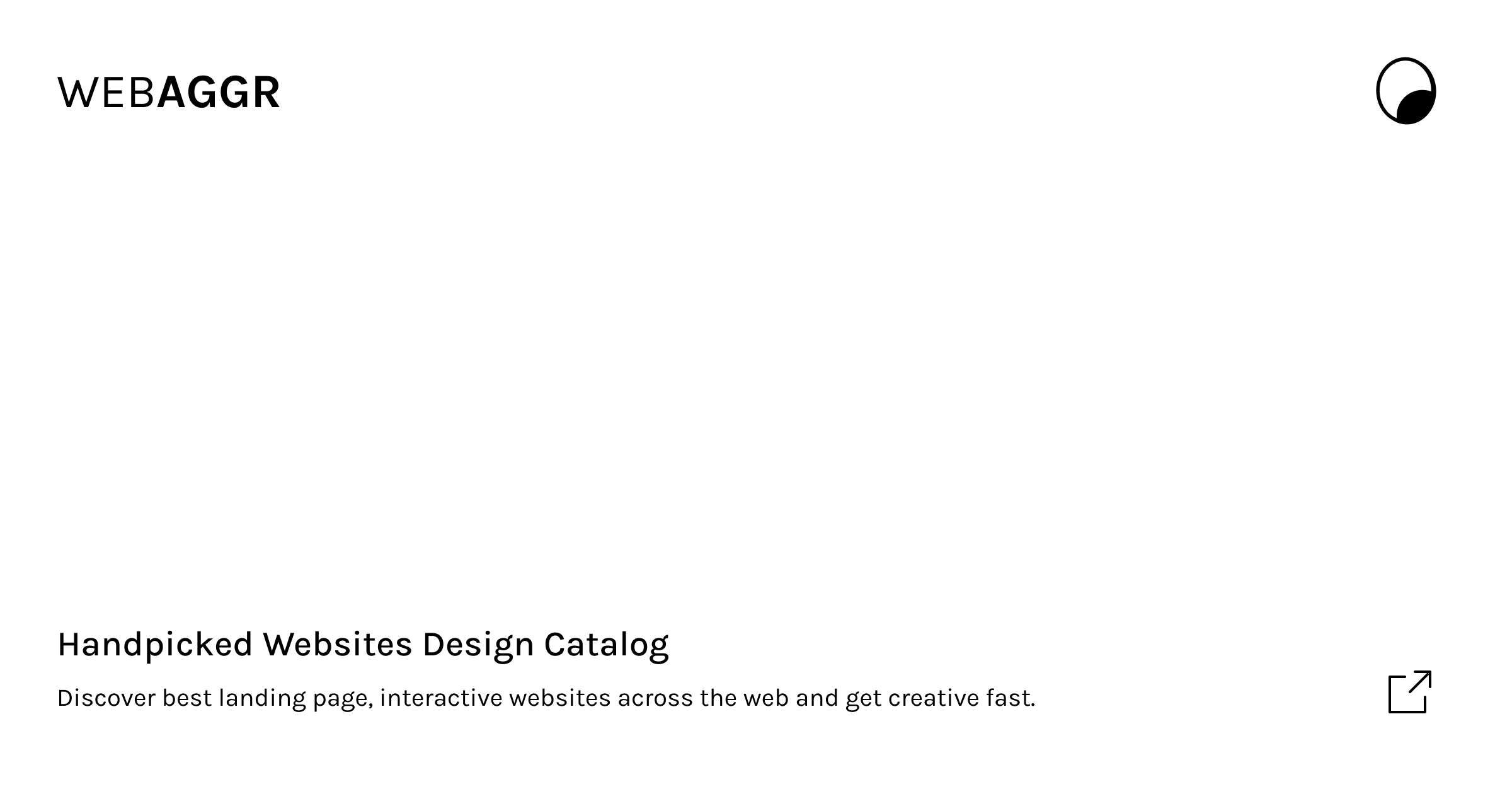 Show HN: Webaggr – handpicked collection of landing page design